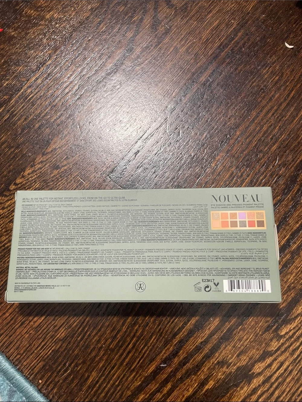 Anastasia eye shadow palette